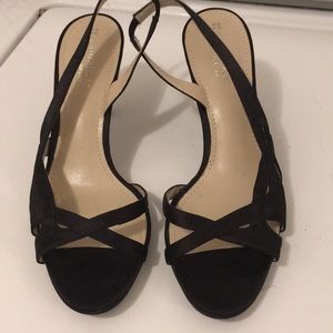 Naturalizer Black fabric heels